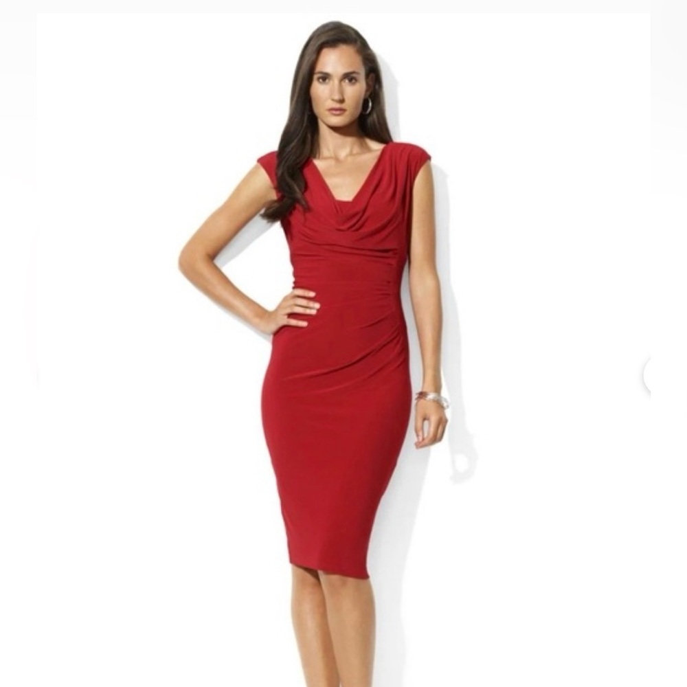NWT Ralph Lauren Red Dress
